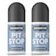 image 1 of Scrubbingtons Pit Stop Natural Deodorant For Women, Men, Roll on For Sensitive Skin Paediatrician approved, Aluminium & Alcohol Free, Vegan & Cruelty Free, Cotton Fresh, 75ml x 2 | White | 2
