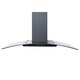 image 3 of SIA CGHS90BL 90cm Curved Black Glass Cooker Hood Kitchen Extractor Fan