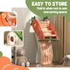 image 4 of AIYAPLAY 3 in 1 Kids Slide, Carrot-themed Foldable Indoor Slide for 1-3 Years