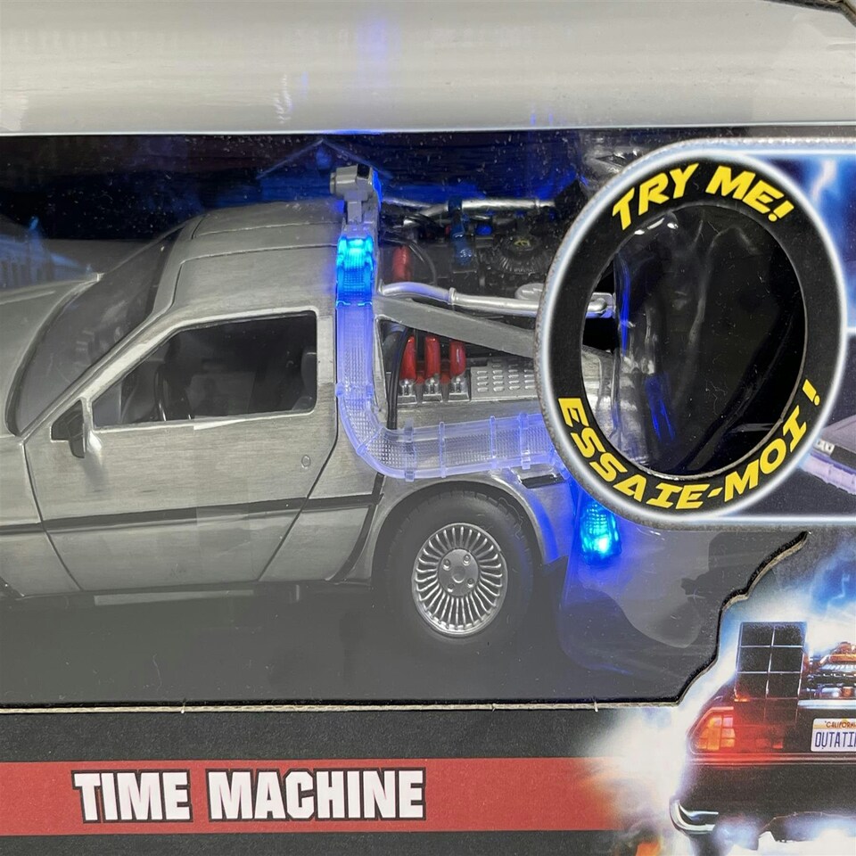 image 1 of Back to the Future Time Machine Working Lights 1:24 Scale Jada 253255038