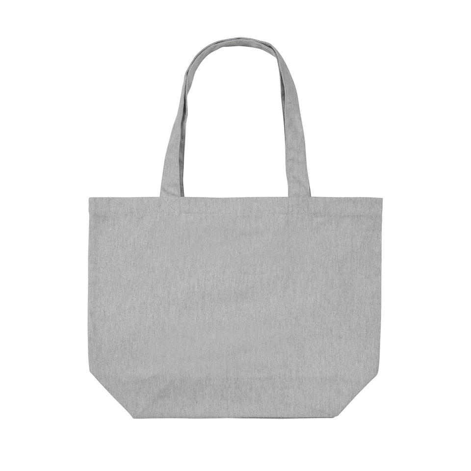 image 1 of XD Collection Recycled Canvas Undyed Tote Bag - Grey - One Size Grey