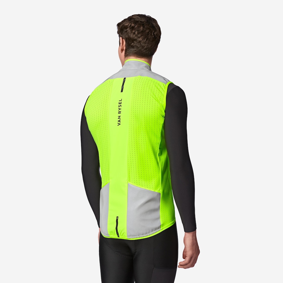 image 1 of Decathlon Men's Hi-Viz Cycling Jacket