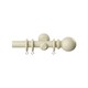 image 1 of 28mm Woodland Cream Curtain Pole Set 130cm