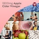 image 3 of Nutravita Apple Cider Vinegar Capsules 1800mg - Raw & Unfiltered ACV from UK Grown Apples - 180 High Strength Vegan Capsules - 60 Day Supply