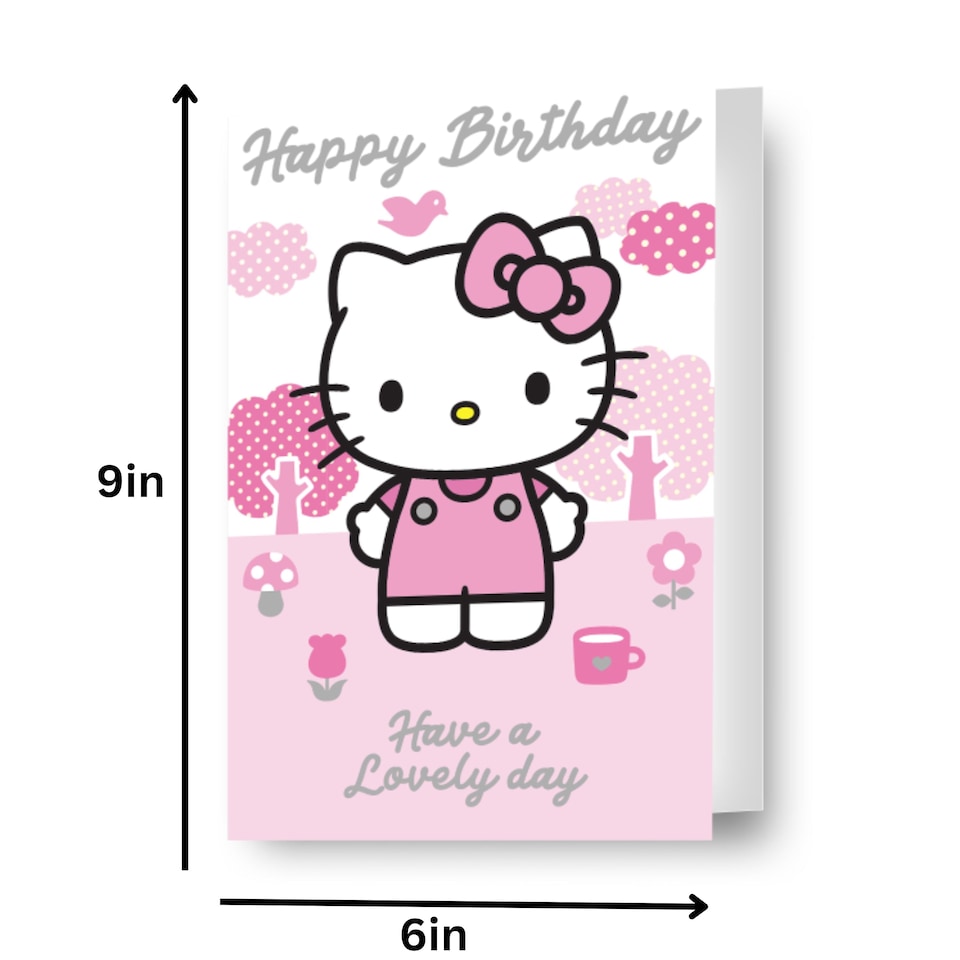 image 1 of HELLO KITTY BIRTHDAY CARD