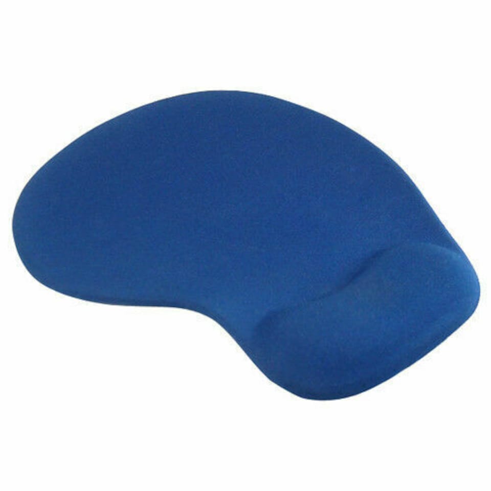 Gel Wrist Support Mouse Mat Pad | Ergonomic Non-Slip Mouse Pad with Integrated Wrist Rest | Comfortable Foam Rubber Mouse Mat for Optical & Trackball Mice | Office & Home Computer Accessory
