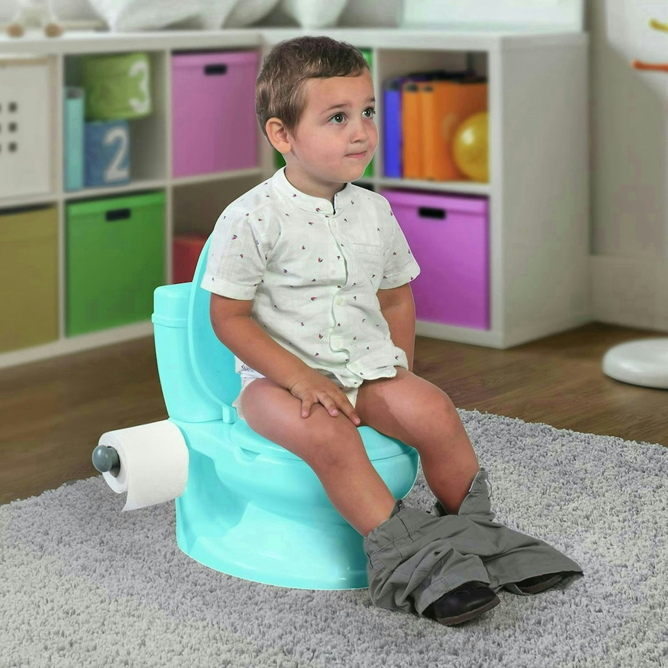 image 1 of Dolu Toddlers Bathroom Training Potty - Blue