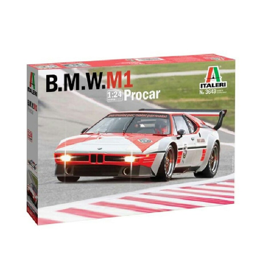 image 1 of Italeri BMW M1 Procar Lauda 1979 Model Kit