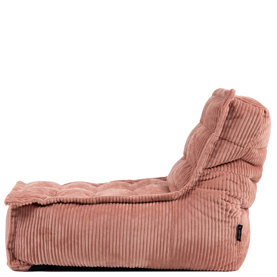 image 1 of Icon Kids Dolce Scandi Jumbo Cord Lounger Bean Bag, Dawn Pink