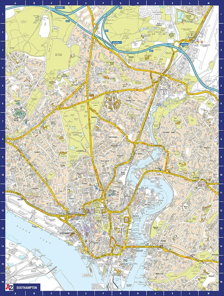 image 1 of A-Z Map of Southampton 1000 Piece Jigsaw