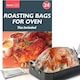 image 1 of SOL 24pk Roasting Bags for Oven Ties Included 38x25cm Multi-Purpose Cooking Bags | Clear | 38 x 25cm
