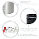 image 2 of Harbour Housewares Black Round Metal Kitchen Bread Bin Kitchen Caddy Kitchen Storage Containers Tin Canister
