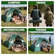 image 8 of 4-6 Person Family Multicoloured Camping Tent