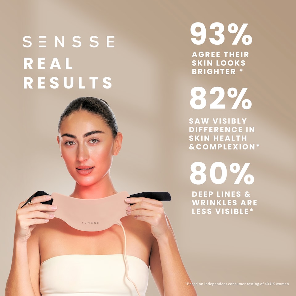 image 1 of Sensse Silhouette Silicone LED Neck Mask