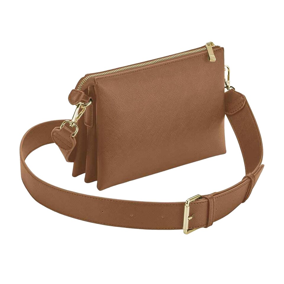image 1 of Bagbase Boutique Crossbody Bag - Tan - One Size Brown