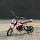 image 9 of AIYAPLAY Kids Electric Motorbike, 24V Battery Powered Dirt Bike with 250W Motor, 6-16km/h, 7AH Batteries, 12" Inflatable Tires and Rear Suspension, Ride On Motorcycle for 8-12 Years Old | Pink