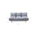 image 7 of The Amalfi 3 Seater Sofa in Grey or Sky Blue | Blue | One Size