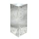 image 2 of Primrose Stainless Steel Triangular Pillar Water Feature with Lights 53cm