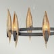 image 4 of Hinkley Willow Cylindrical Pendant Ceiling Light Carbon Black with Deluxe Gold