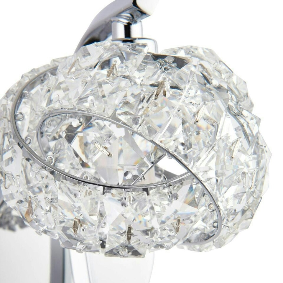 image 1 of Monaco 1 Light Crystal Wall Light