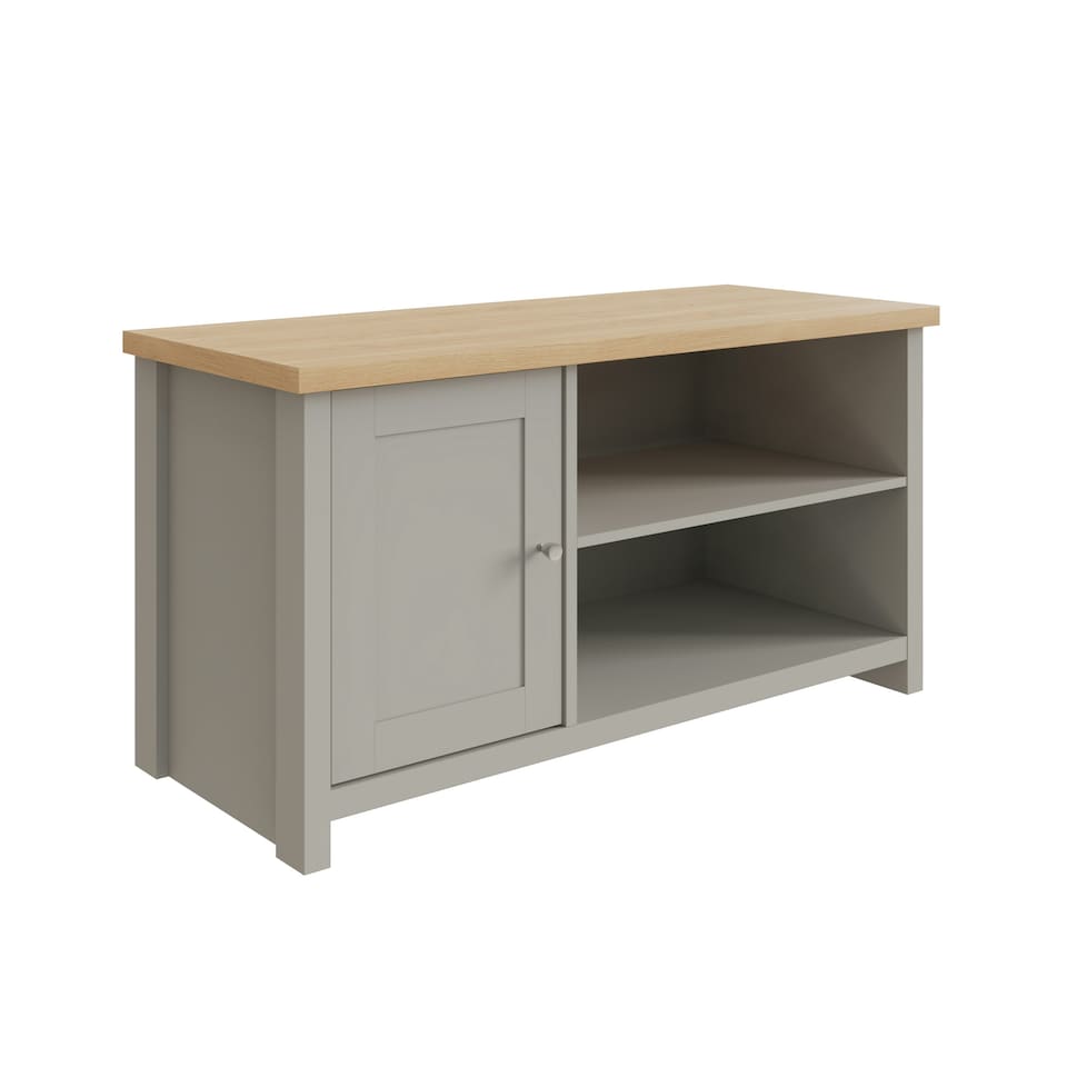 image 1 of GFW Lancaster Small TV Cabinet - Grey