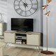 image 6 of Core Products Augusta Driftwood 2 Door Wide Screen TV Unit H57.0cm x W114.5cm x D39.5cm Cream
