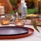 image 2 of Mikasa Summer Set of 4 Recycled Plastic 20cm Lipped Side Plates | Grey