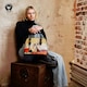 image 6 of Signare Wachtmeister Cat Women's Convertible Handbag Multi