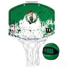 Boston Celtics Wilson Mini Basketball Hoop Set - Green/White/Black - One Size