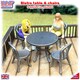 image 1 of Slot Car Trackside Scenery Bistro Table and 4 x Chairs 1:32 Scale Wasp