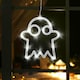 image 2 of Set of 2 Halloween Window Lights - Bat & Ghost Design