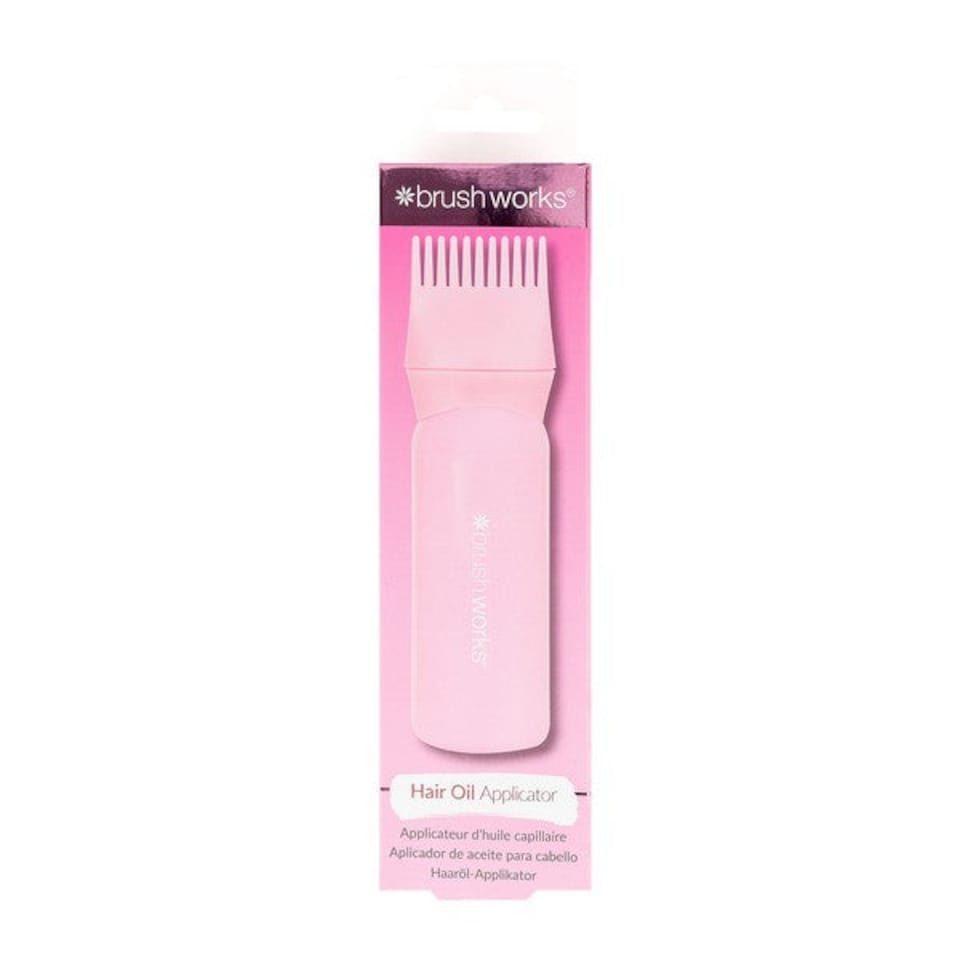 image 1 of Brushworks Hair Oil Applicator | Pink