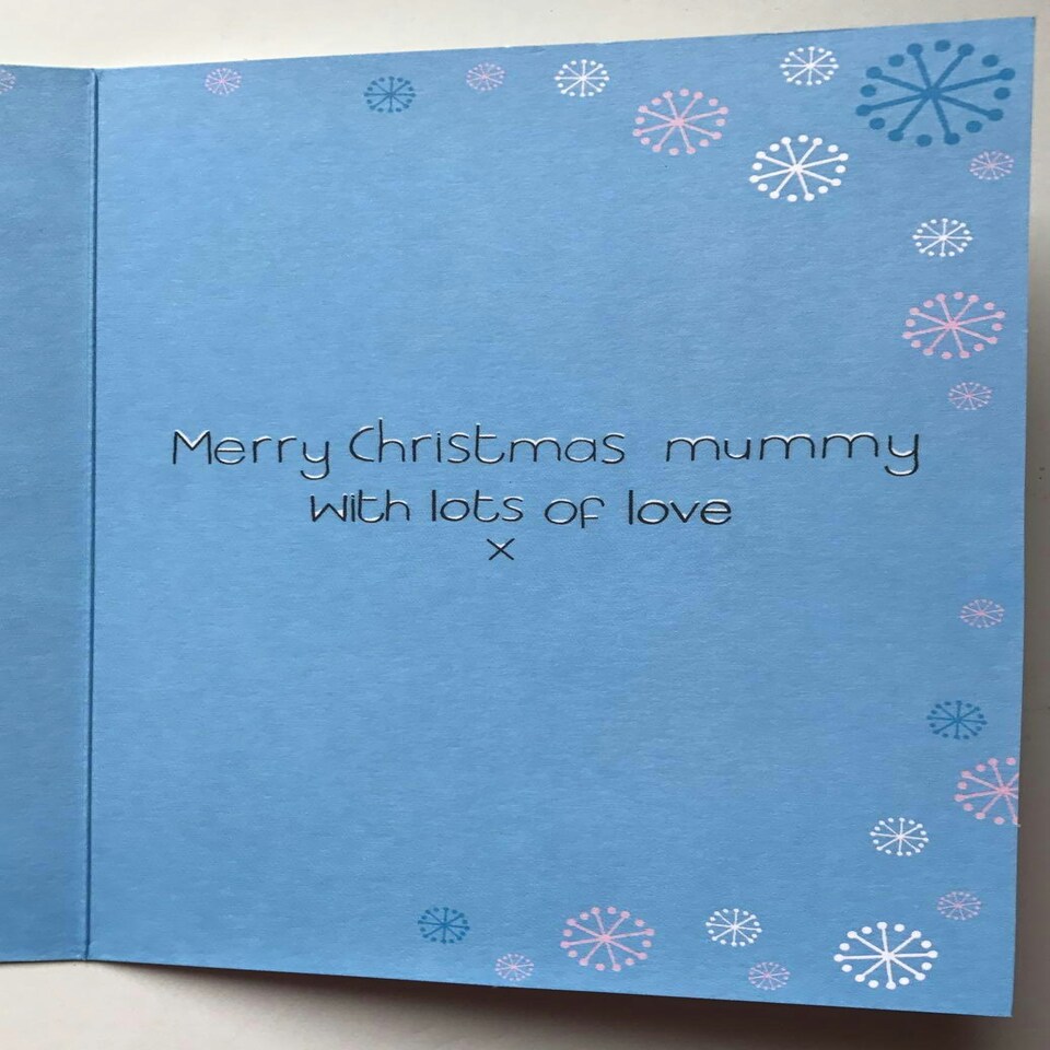 image 1 of To my Mummy from your Little Soldier Christmas Card