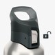 image 6 of Decathlon 1L insulated stainless steel flask 900 with quick-release cap for hiking