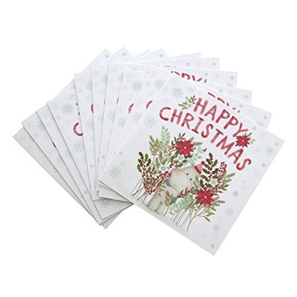 image 1 of Hallmark 25500681 Charity Christmas Card Pack"Warm and Festive" - 10 Cards, 1 Design