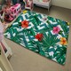 image 4 of Tropical Leaves & Geometrics (Rug) Green | Large: 140x200cm