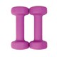 image 2 of Fitness Mad Dumbell Set (Pack Of 2) - Purple - 1kg