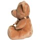 image 3 of Mumbles Velvet Bear Plush Toy - Brown - 30cm