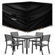 image 1 of Futura Square 150x150x75cm Waterproof Garden Furniture Cover 600D | Black | Black | 150x150x75cm | 1