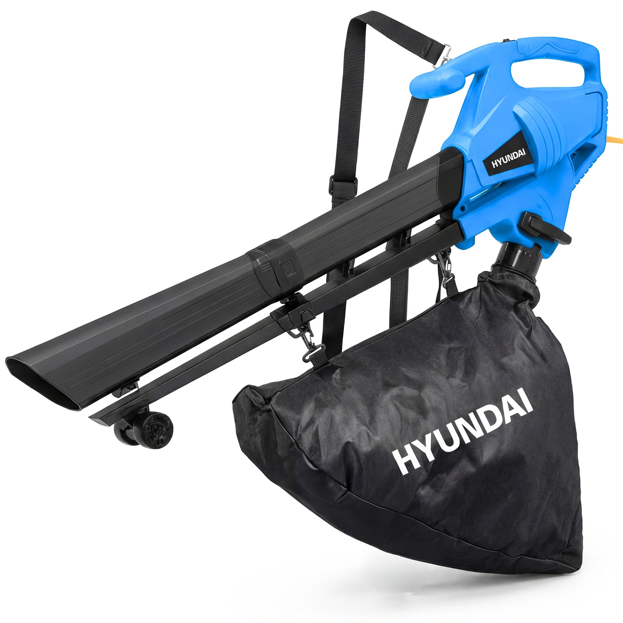 Hyundai 3 in 1 Leaf Blower Vacuum Shredder Mulcher 3000W 34L Bag 10m Cable HYBV3000E3