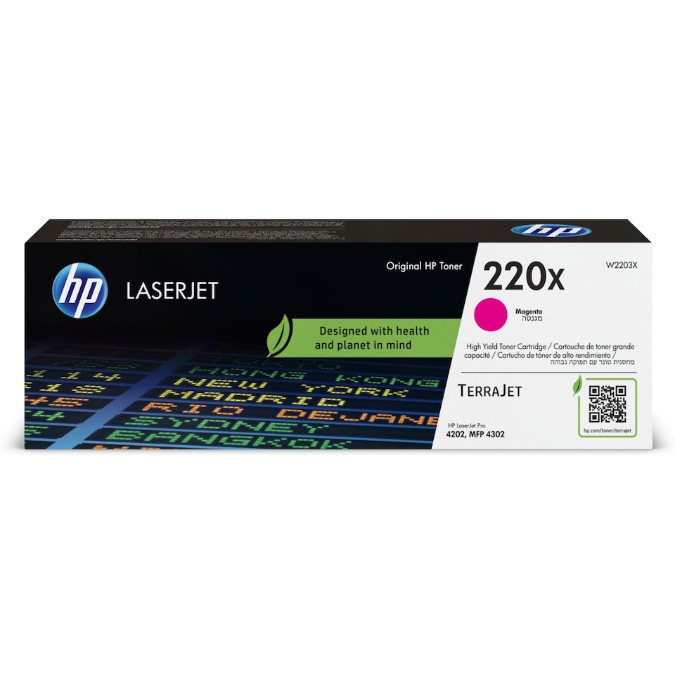 image 1 of HP W2203X Toner Cartridges | Multi | HP 220X Magenta Original Toner Cartridge | 1