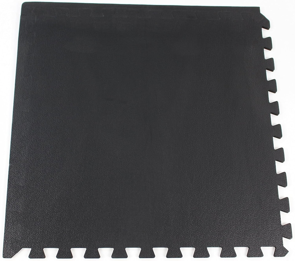image 1 of Actiasmat - Industrial Garage Gym Floor Tiles | Dark Grey EVA Foam Interlocking Mats for Home Garage & Fitness Flooring