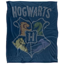 Harry Potter Hogwarts Doodle Blanket - Multicoloured - One Size