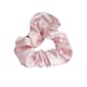 image 4 of Brushworks Pink & White Satin Scrunchies (Pack of 4)