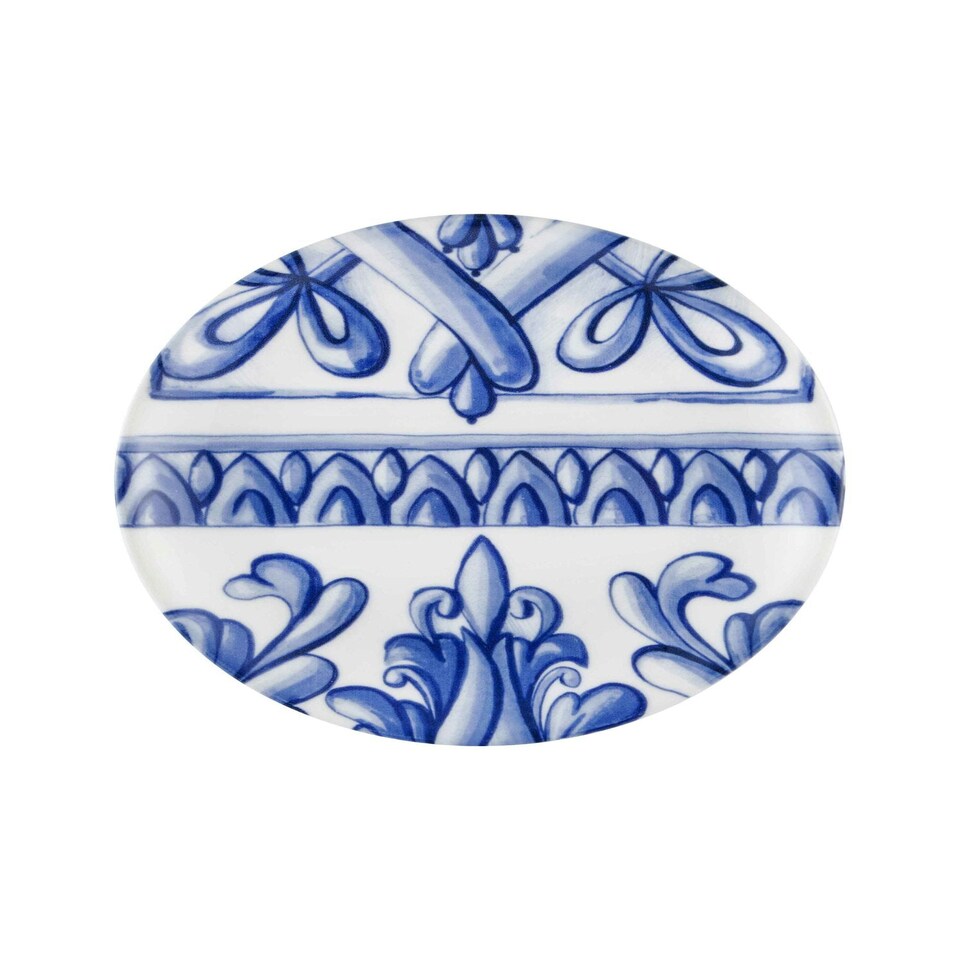 image 1 of Amalfi Collection 24-Piece Porcelain Dinner Set