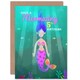 image 1 of Mermaid Pink Mermazing 5 Year Old Child Kids 5th Birthday Card