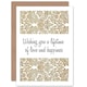 image 1 of Celebration Wishing Love Happiness Wedding Card