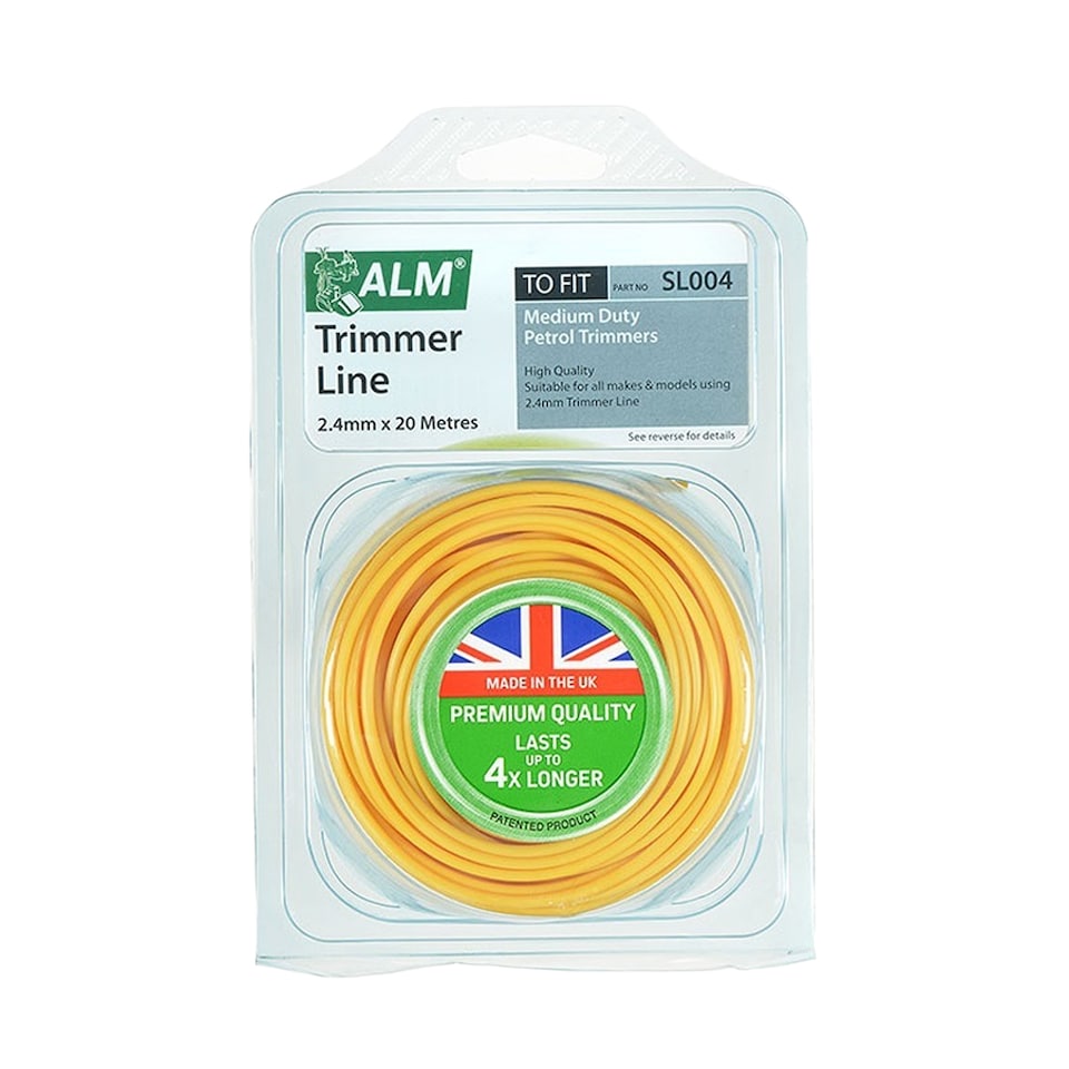 ALM Trimmer Line For Medium Duty Petrol Trimmer 20m x 2.4mm | Multi | One Colour | One Size | 1