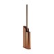image 1 of COSMIC Silicone Toilet Brush, Floor or Self-Adhesive Copper PVD, Flat Collection