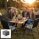image 7 of Outsunny Seat Cushions with Machine Washable Cover | Grey | Dark Grey | 46 x 42 x 7 cm